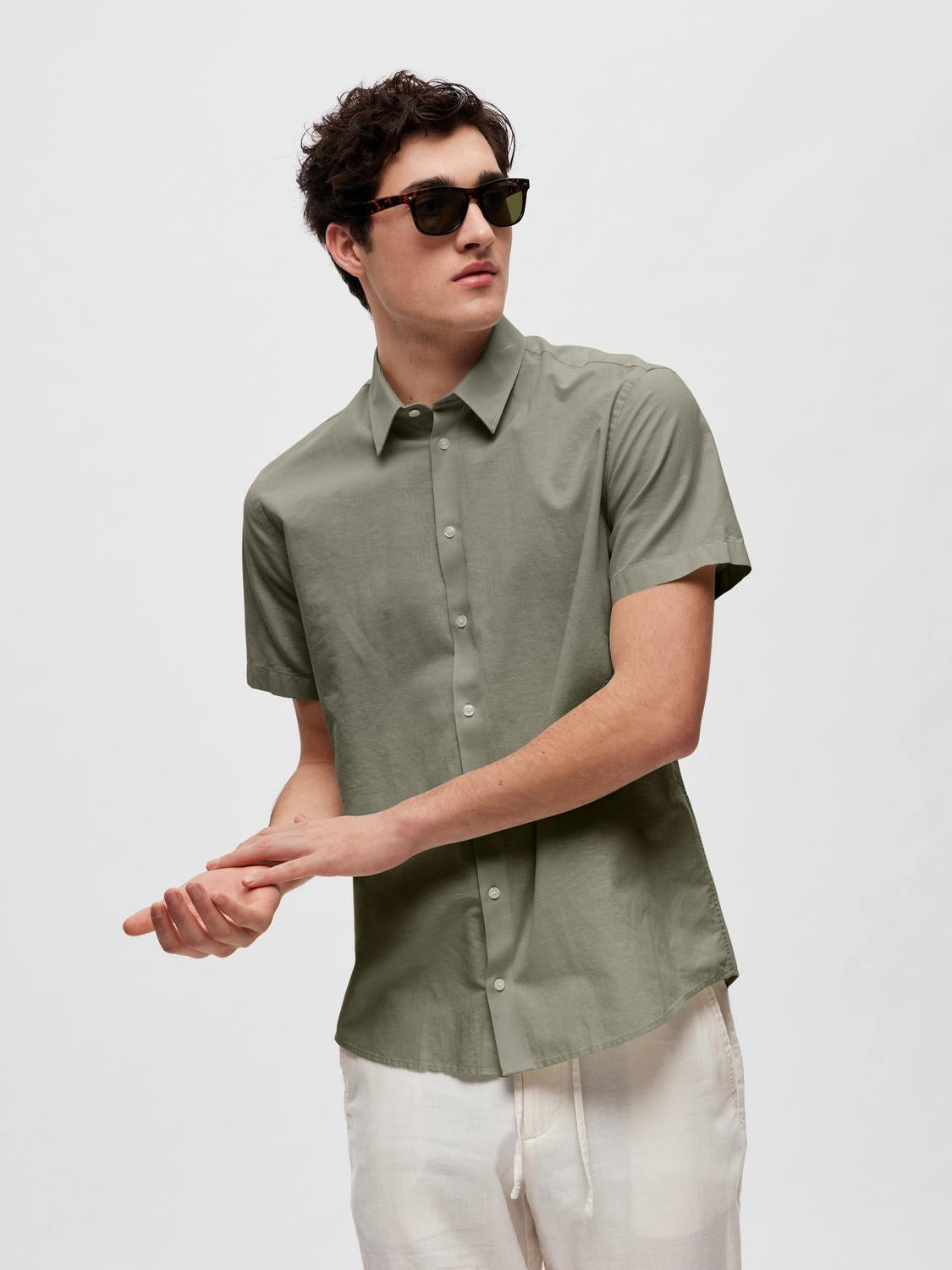 SLHREGSUN Shirt - Vetiver